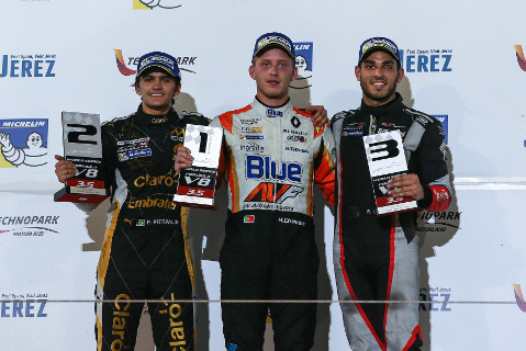 Podium w Bahrajnie | Fot. Lotus