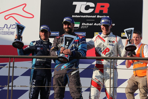Podium w Dubaju | Fot. TCR