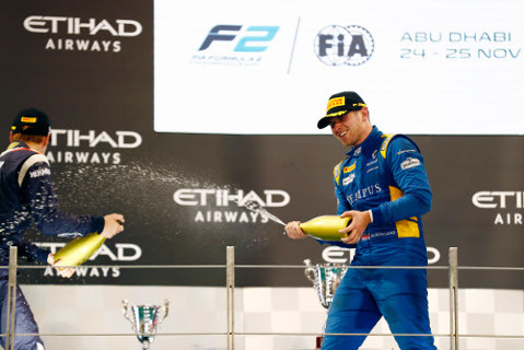 Podium w Abu Zabi | Fot. FIA F2