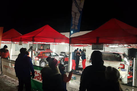 Serwis w Rovaniemi | Fot. Printsport Racing