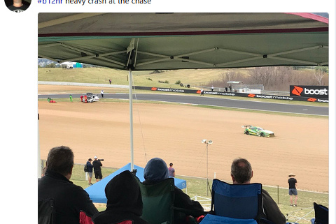 Kraksa w Bathurst 12H | Fot. Twitter