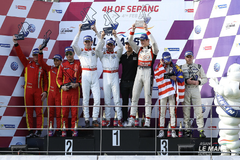 Podium 4H Sepang | Fot. ALMS