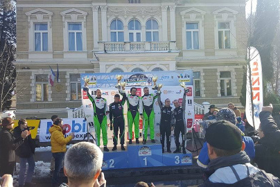Podium TESS Rally Brasov | Fot. Napoca Rally Academy