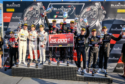 Podium 3H Monza | Fot. blancpain-gt-series.com