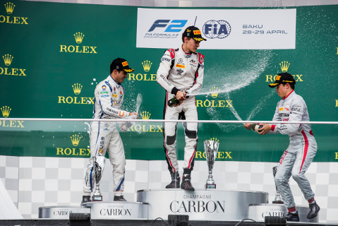Podium w Baku | Fot. FIA F2