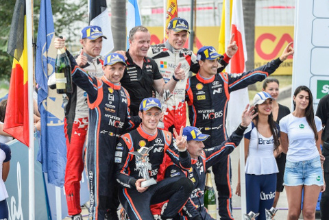 Podium Rally Argentina | Fot. Michelin Motorsport