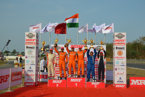 Podium South India Rally | Fot. RRPM