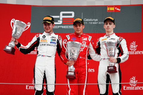 Podium w Montmeló | Fot. GP3