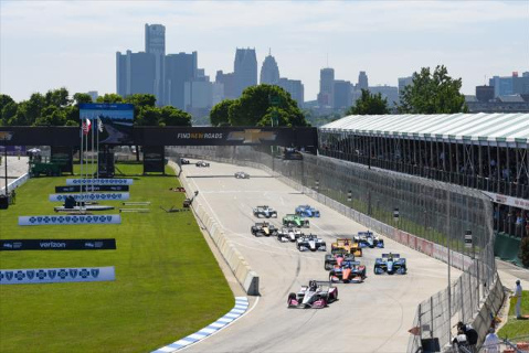 Start w Detroit | Fot. indycar.com