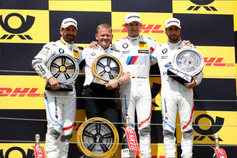 Podium na Hungaroringu | Fot. BMW Motorsport