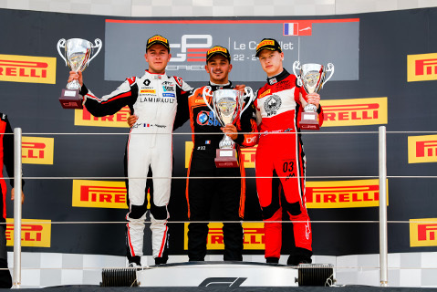 Podium na Paul Ricard | Fot. FIA F2