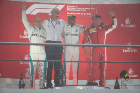 Podium w Hockenheim | Fot. XPB
