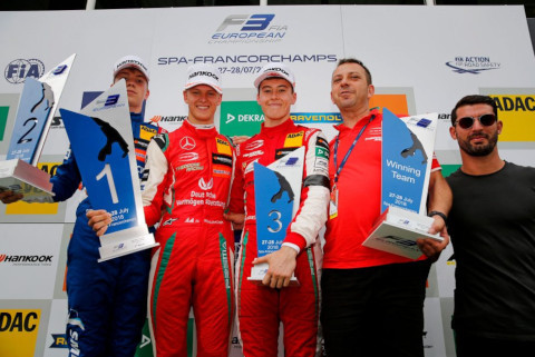 Podium w Spa | Fot. FIA F3 Europe