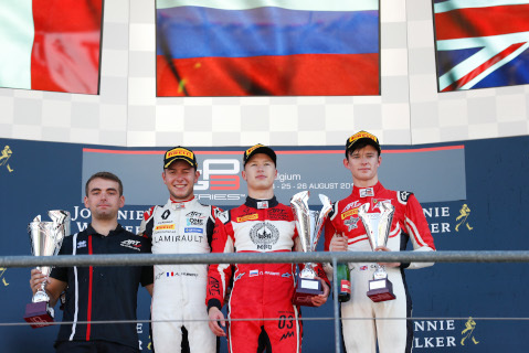 Podium w Spa-Francorchamps | Fot. GP3