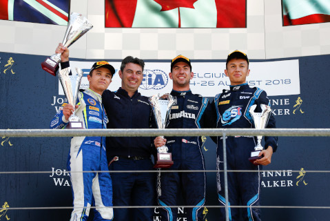 Podium w Spa-Francorchamps | Fot. FIA F2