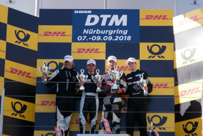 Podium na Nürburgringu | Fot. Audi R8 LMS Cup