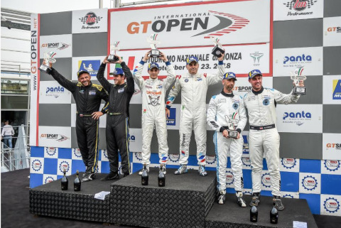 Podium na Monzy | Fot. GT Open