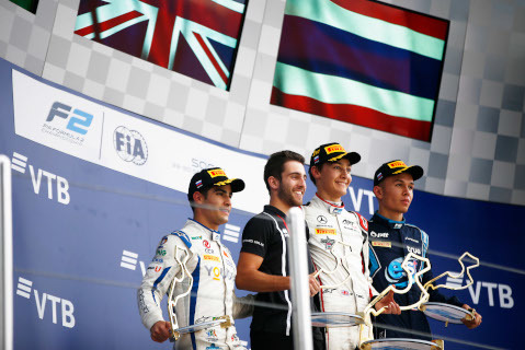 Podium w Soczi | Fot. FIA F2