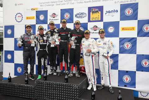 Podium na Monzy | Fot. ACI Sport