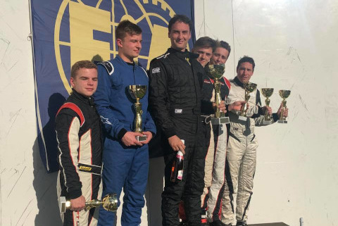 Podium na Hungaroringu | Fot. Swift Cup Europe