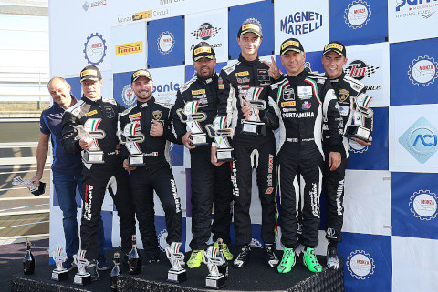 Podium na Monzy | Fot. ACI Sport