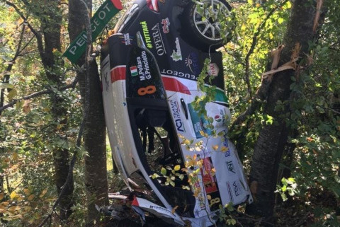 Wypadek Marco Pollary | Fot. ACI Sport