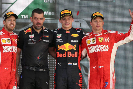 Podium GP Meksyku | Fot. XPB