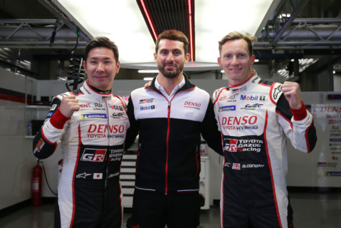 Kamui Kobayashi, José María López i Mike Conway | Fot. Toyota