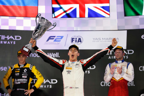 Podium w Abu Zabi | Fot. FIA F2