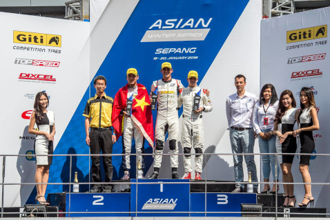 Podium w Sepang | Fot. F3 Asia