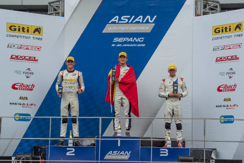 Podium w Sepang | Fot. F3 Asia