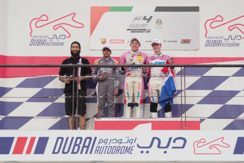 Podium w Dubaju | Fot. F4 UAE