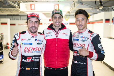 Fernando Alonso, Sébastien Buemi i Kazuki Nakajima | Fot. Toyota