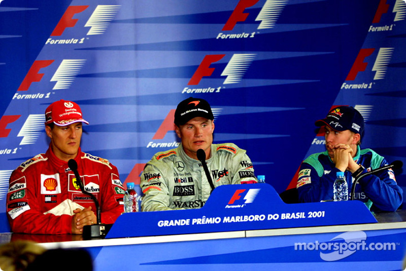 Press conference: Michael Schumacher, David Coulthard and Nick Heidfeld