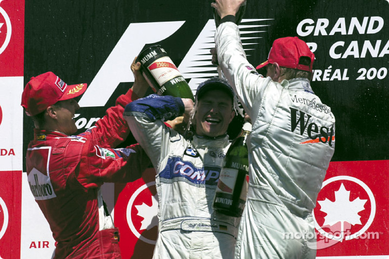 2001. Подіум: 1. Ральф Шумахер, Williams-BMW. 2. Міхаель Шумахер, Ferrari. 3. Міка Хаккінен, McLaren-Mercedes