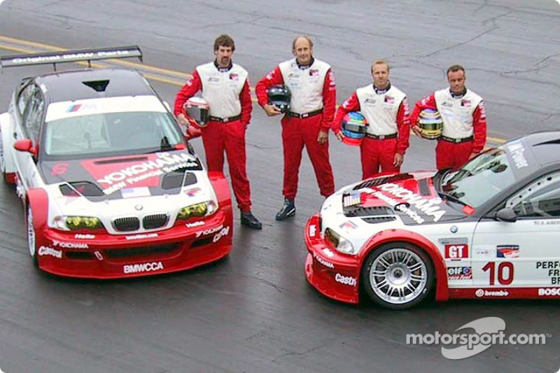 BMW M3 GTR bermesin V8, Team PTG, Boris Said, Hans Stuck, Bill Auberlen dan Niclas Jonsson
