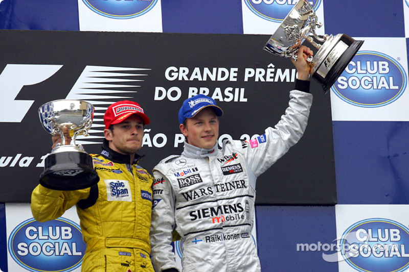 2003: 1. Giancarlo Fisichella, 2. Kimi Räikkönen, 3. Fernando Alonso
