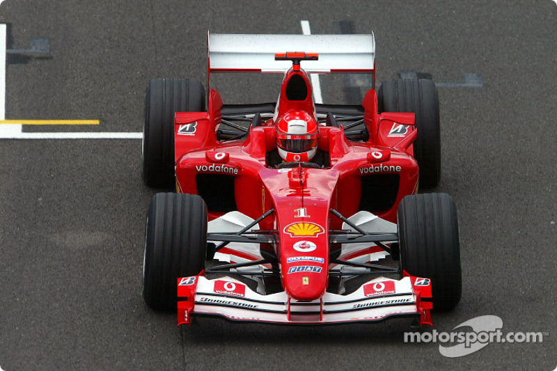 Ganador del Gran Premio de Gran Bretaña de F1 2004: Michael Schumacher (Ferrari F2004)