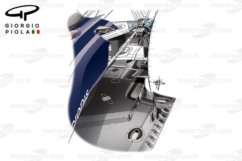 Toro Rosso STR11 diffuser, Duitse GP