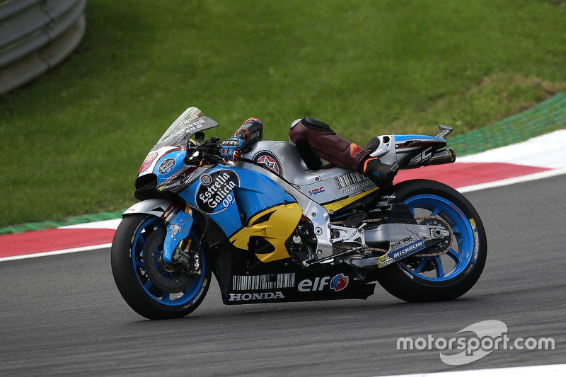 10. Choque de Jack Miller, Estrella Galicia 0,0 Marc VDS