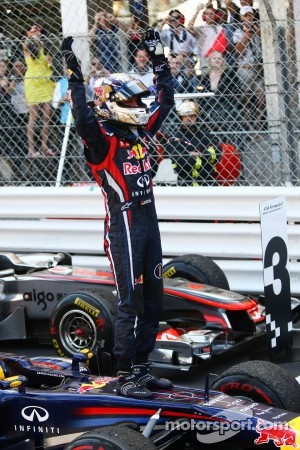 1st place Sebastian Vettel, Red Bull Racing