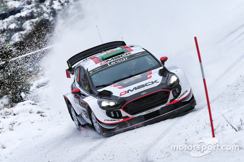 Элфин Эванс и Дэниэл Бэрритт, Ford Fiesta WRC, M-Sport