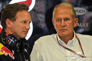 Christian Horner, Red Bull Racing, Sporting Director and Helmut Marko