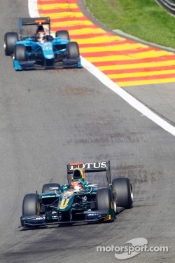 Jules Bianchi leads Brendon Hartley