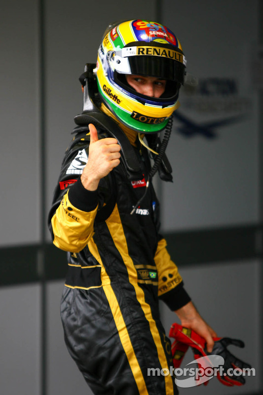 Bruno Senna, Renault F1 Team at Brazilian GP
