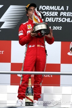 Podium: race winner Fernando Alonso, Scuderia Ferrari