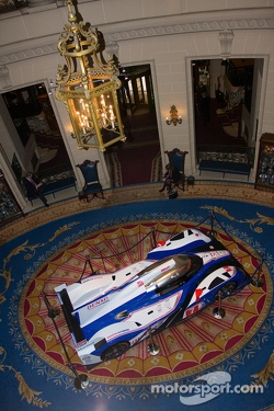 The Toyota TS030 Hybrid on display