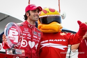 Dario Franchitti, Target Chip Ganassi Racing Honda celebrates