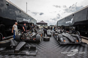 BAR1 Motorsports paddock area