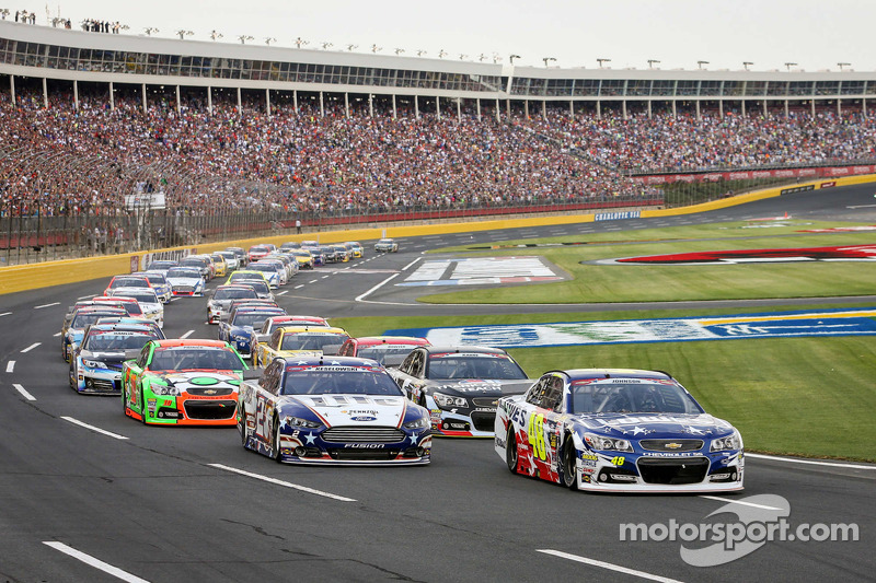 Largada: Jimmie Johnson, Hendrick Motorsports Chevrolet ...